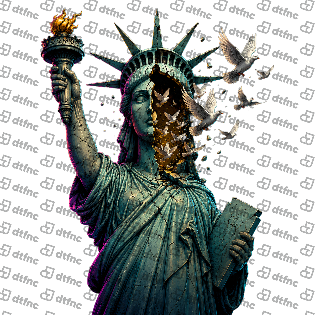 Art - Liberty's Shattered Freedom
