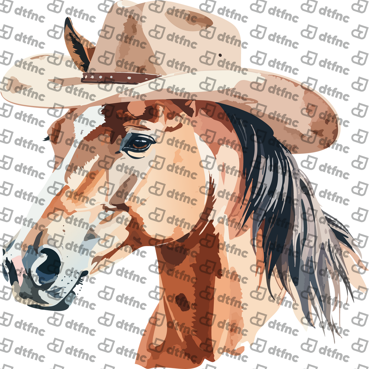 Animals - Rustic Cowboy Horse Portrait