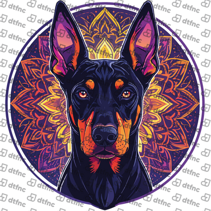 Animals - Mystical Mandala Doberman