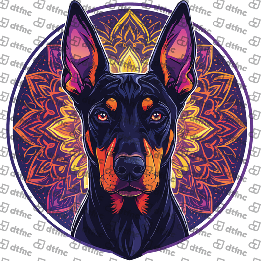 Animals - Mystical Mandala Doberman