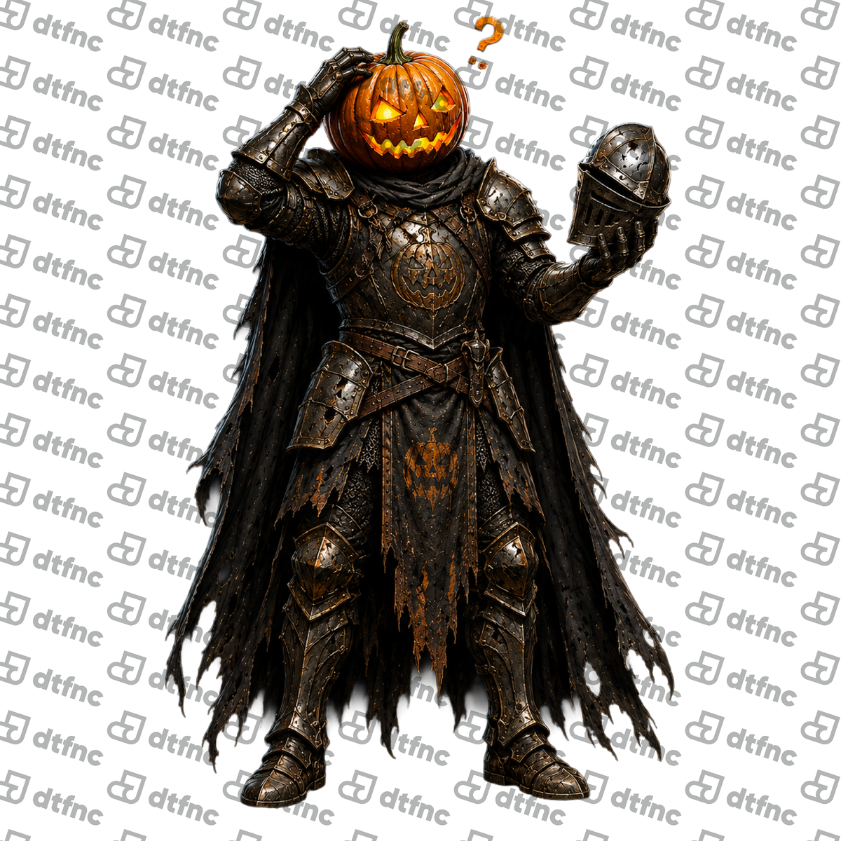 Halloween - Confused Pumpkin Knight