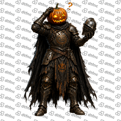 Halloween - Confused Pumpkin Knight