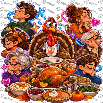 Thanksgiving - The Sleepy Feast Family