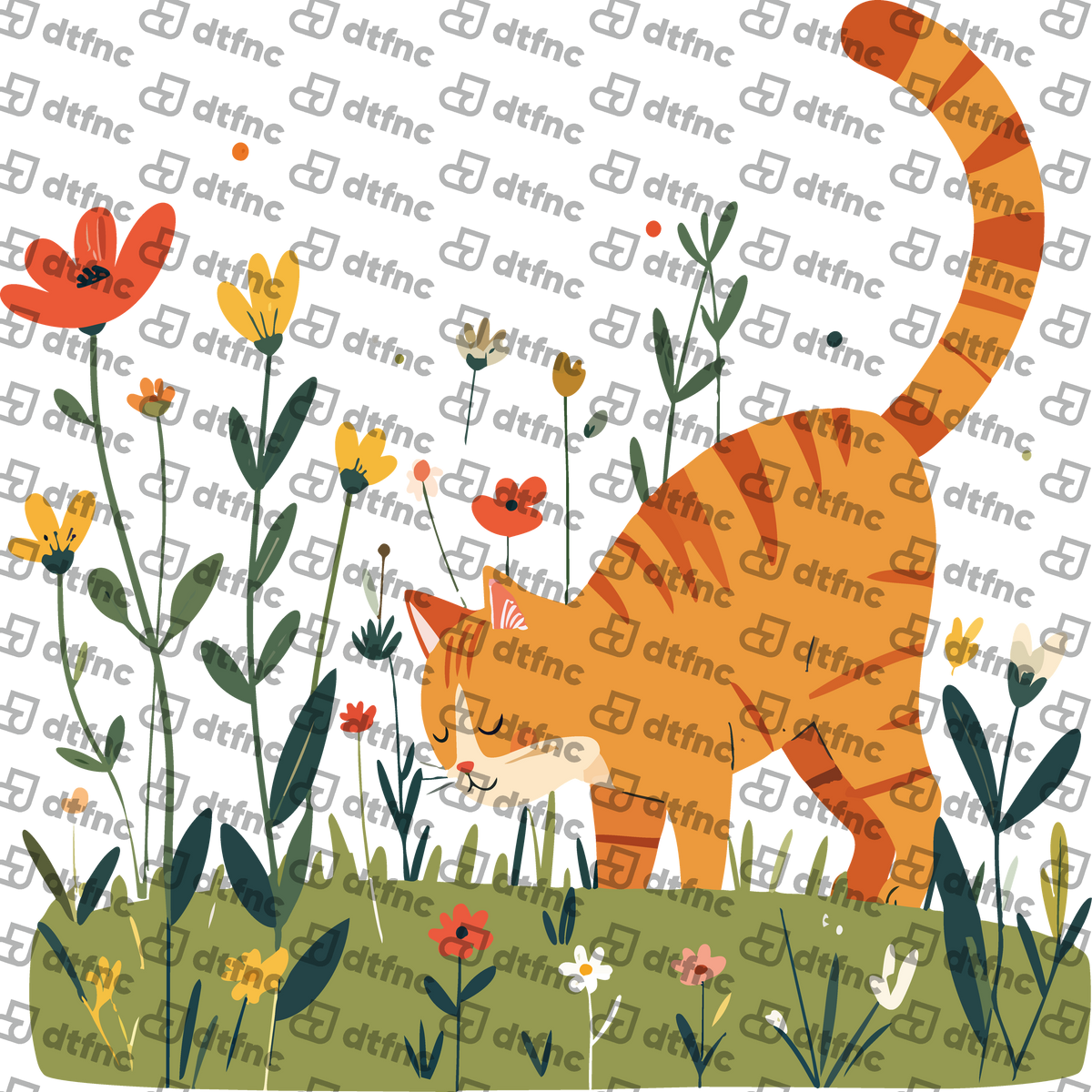 Animals - Curious Garden Cat