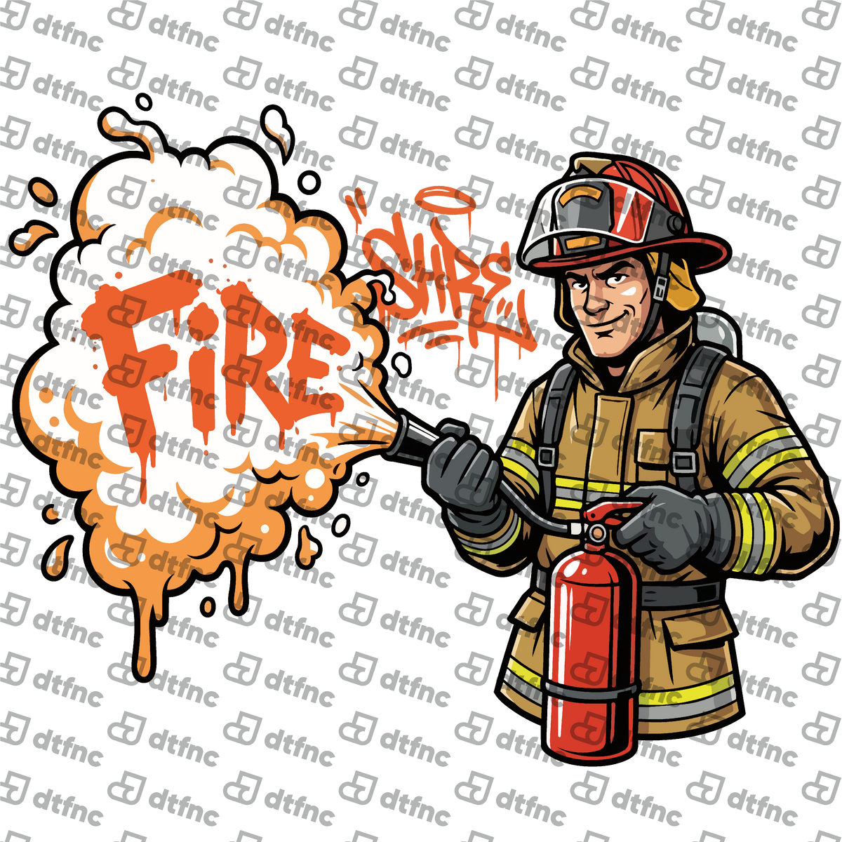 Occupation - Urban Graffiti Firefighter