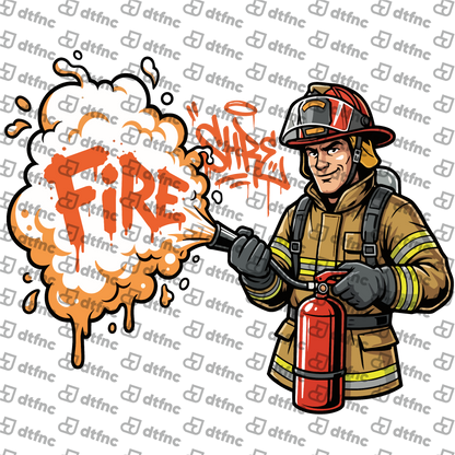 Occupation - Urban Graffiti Firefighter
