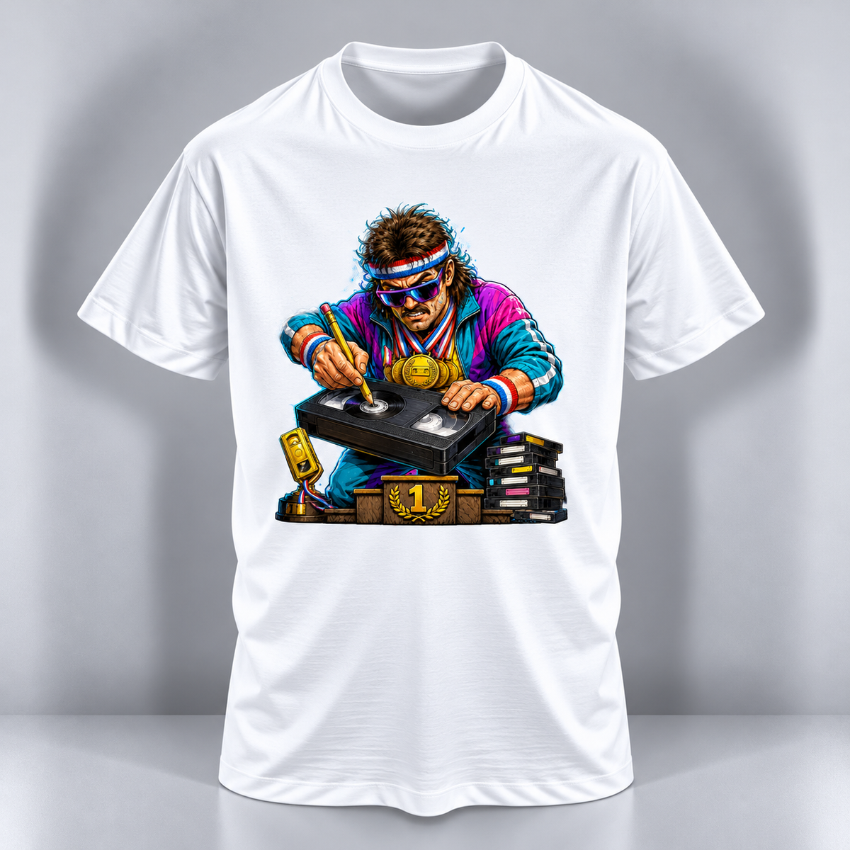 Retro & Vintage - VHS Tape Champion 80s Legend