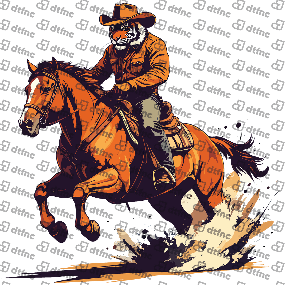 Animals - Wild West Tiger Rider