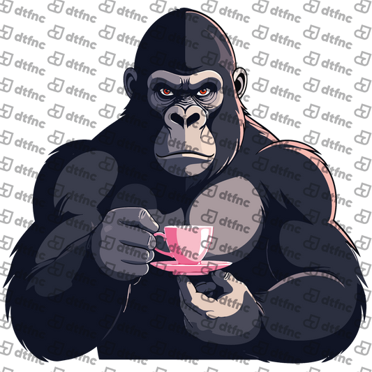 Animals - Tough Guy Tea Time Gorilla