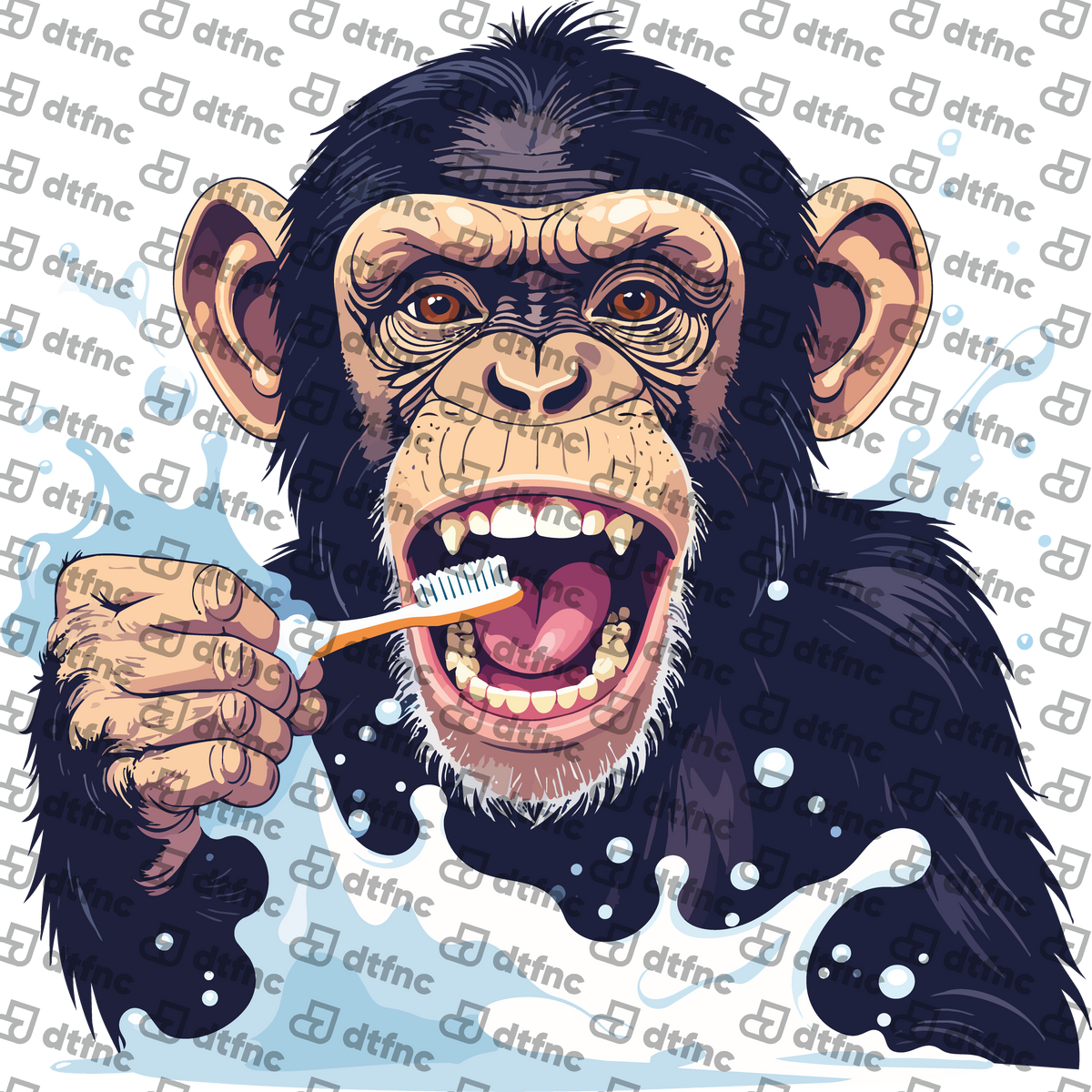 Animals - Fresh Brushing Chimpanzee