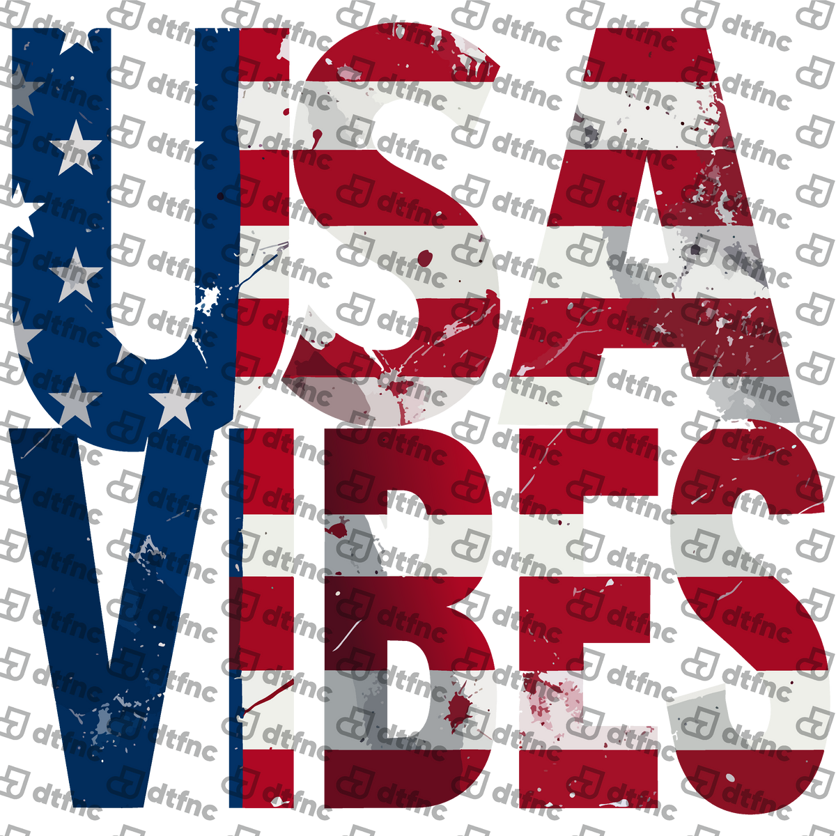 4th of July - Distressed USA Vibes