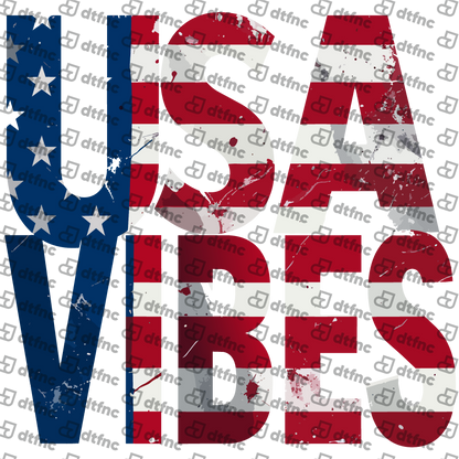 4th of July - Distressed USA Vibes