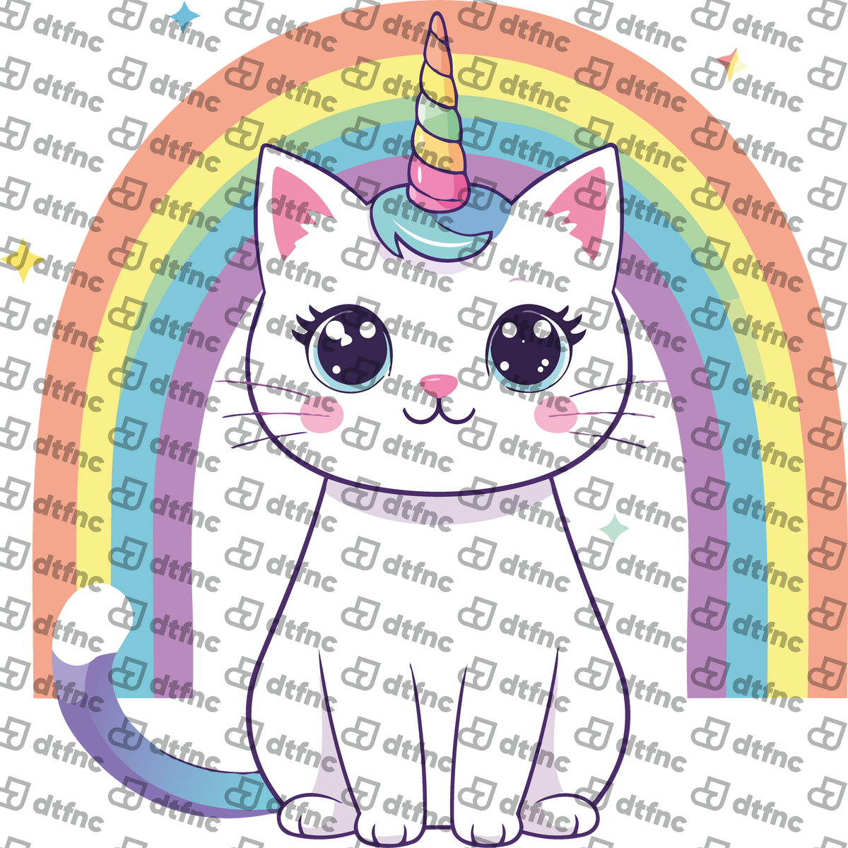 Animals - Rainbow Unicorn Kitty