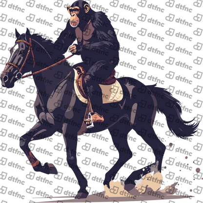 Animals - Equestrian Warrior Chimpanzee