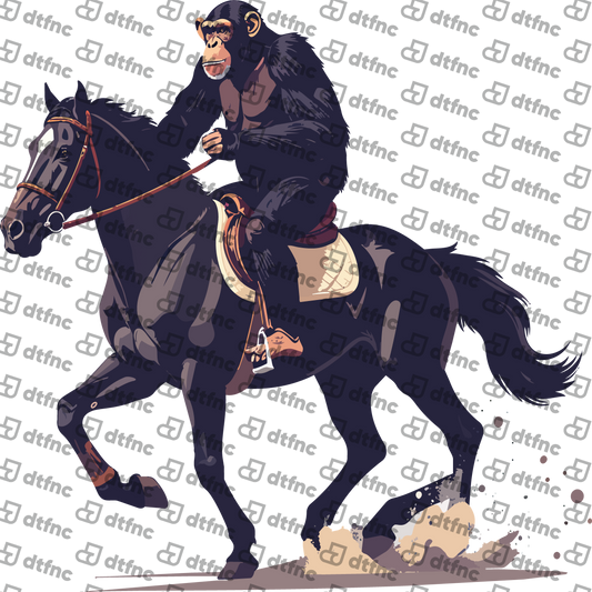 Animals - Equestrian Warrior Chimpanzee