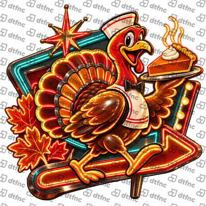 Thanksgiving - Neon Harvest Turkey Showstopper