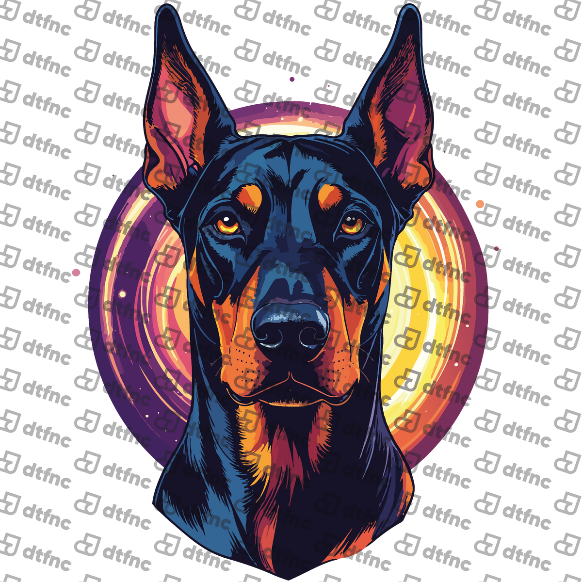 Animals - Cosmic Portal Doberman