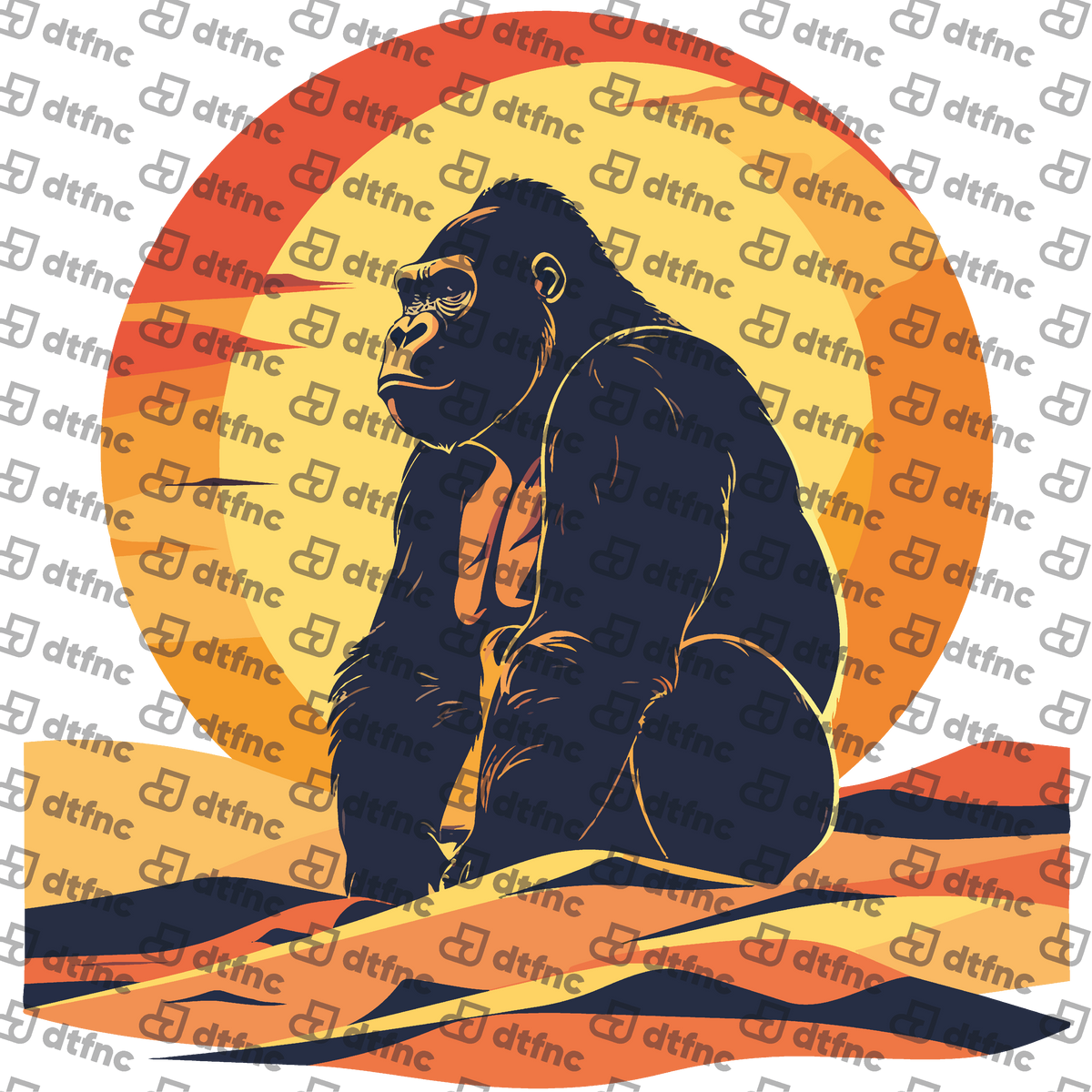 Animals - Golden Hour Silverback