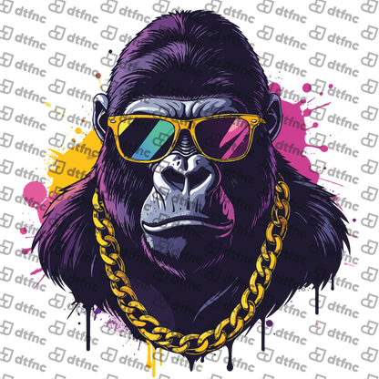 Animals - Neon Swag Gorilla