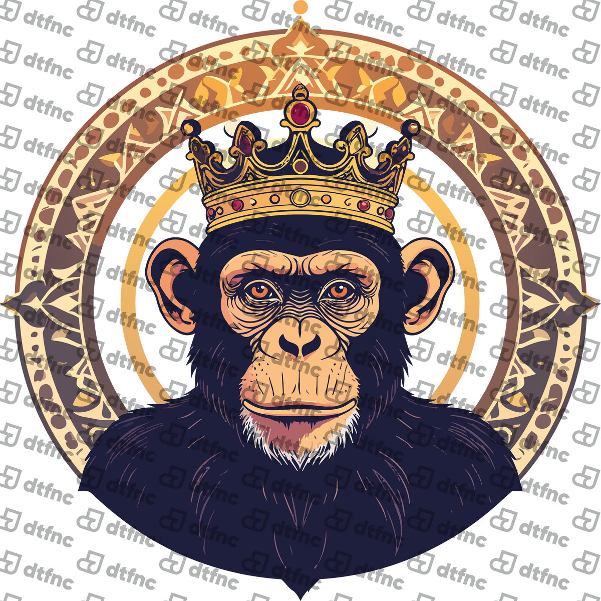 Animals - Majestic Crowned Chimpanzee King