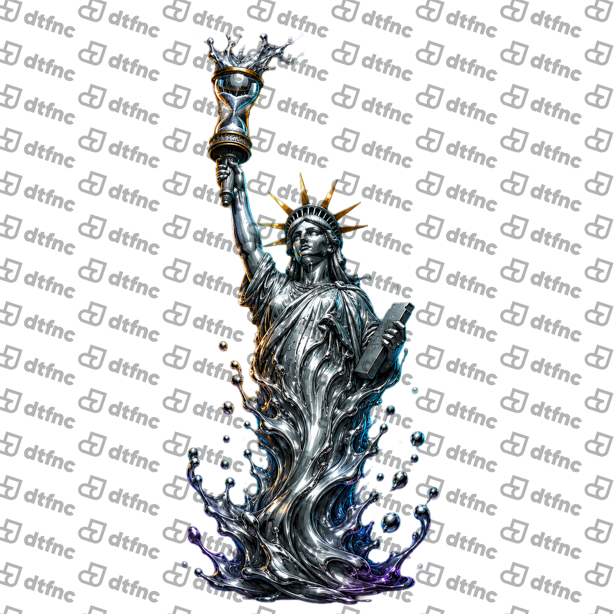 Art – Liquid Liberty Hourglass