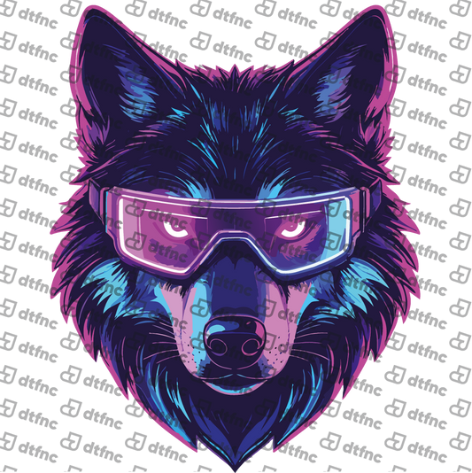 Animals - Neon Visor Wolf
