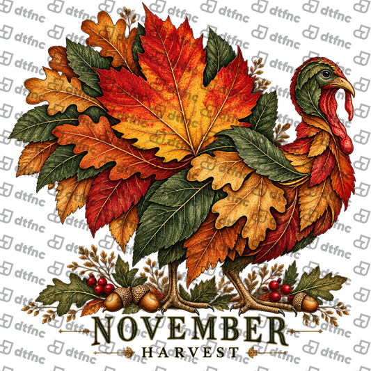 Thanksgiving - Autumn Feathered Harvest