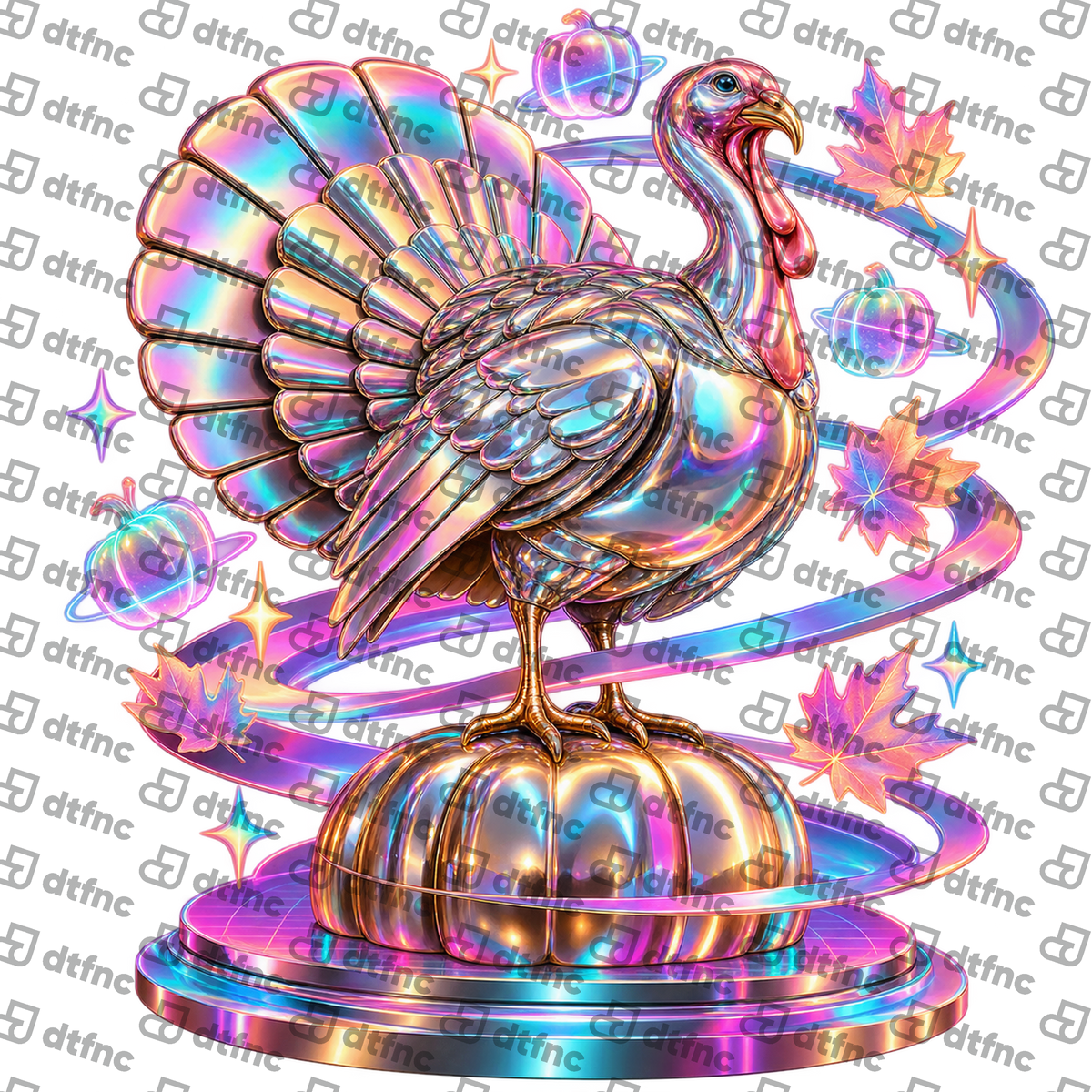 Thanksgiving - Cosmic Chrome Harvest Turkey