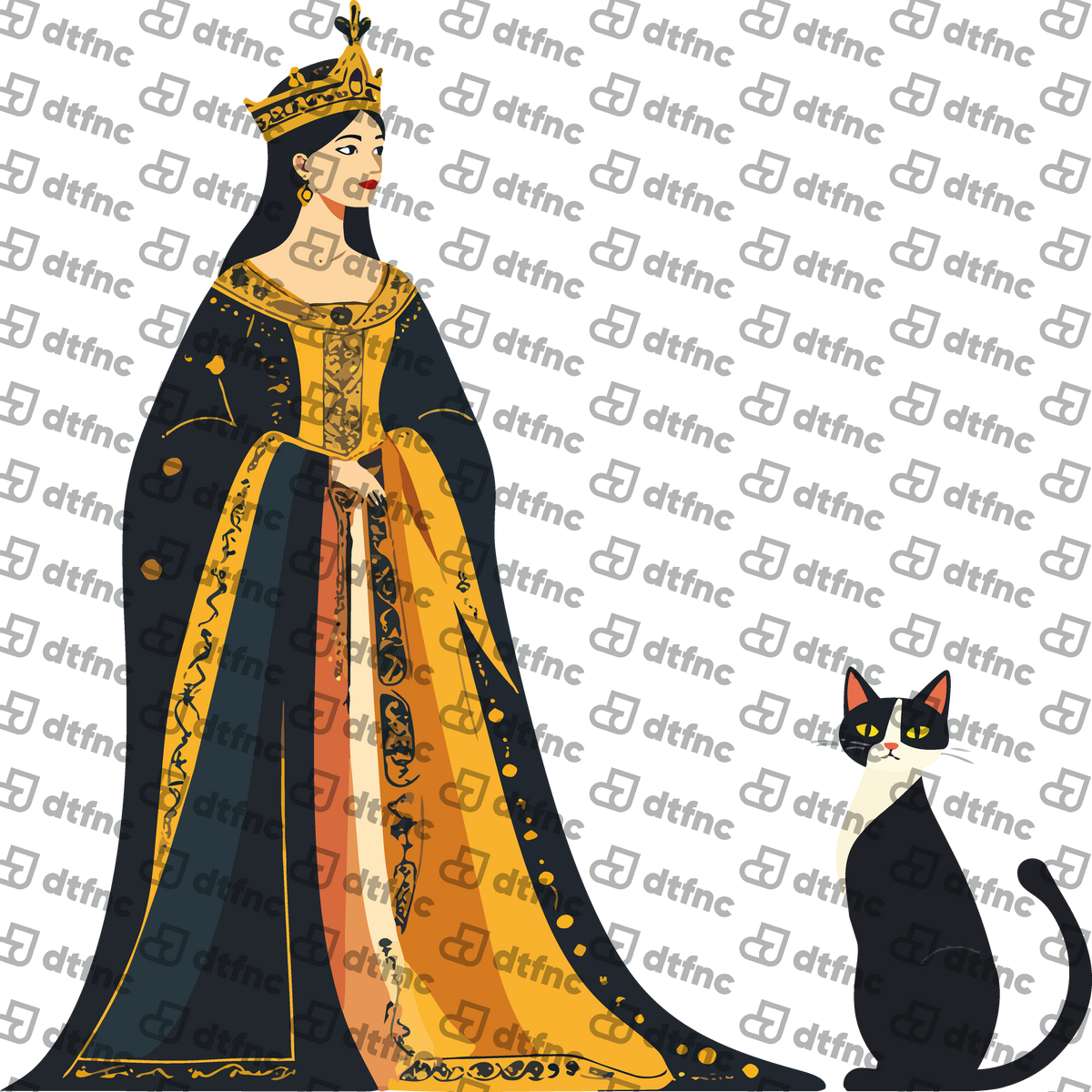 Animals - Royal Queen & Loyal Cat