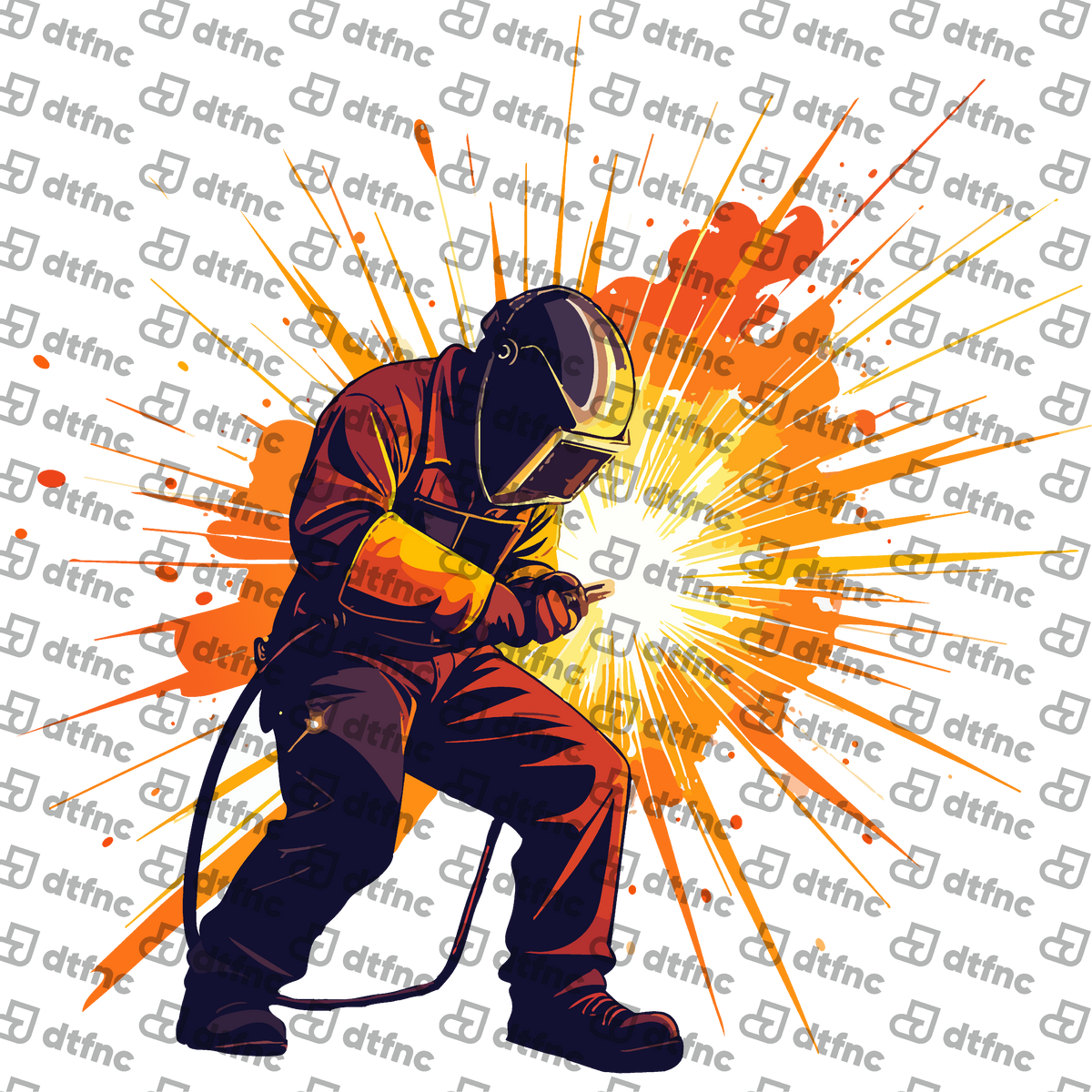 Occupation - Sparks Flying Welder