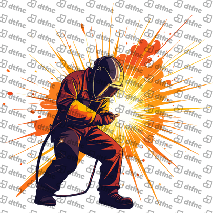 Occupation - Sparks Flying Welder