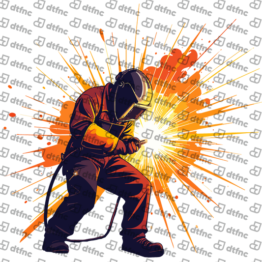 Occupation - Sparks Flying Welder