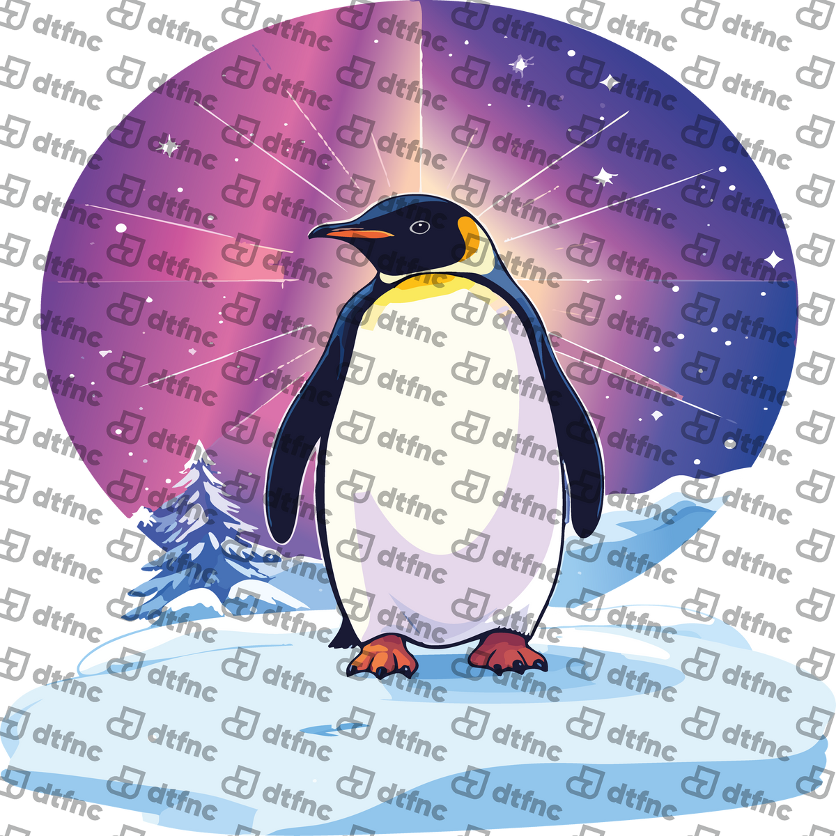 Animals - Cosmic Aurora Penguin