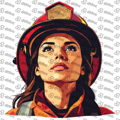 Occupation - Visionary Female Firefighter