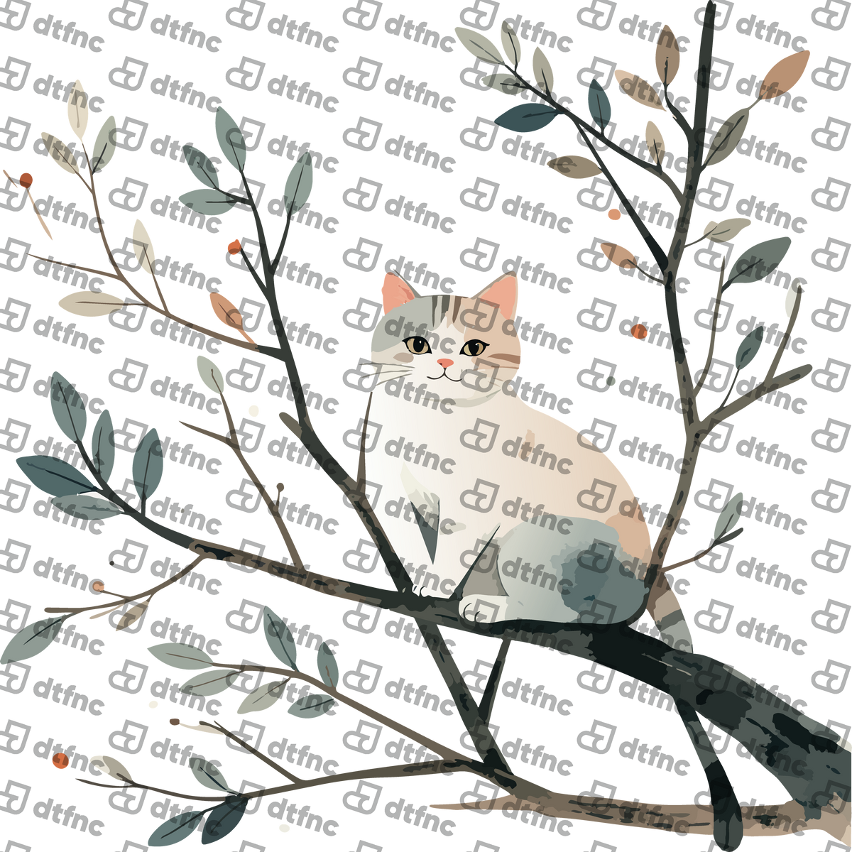 Animals - Woodland Branch Cat