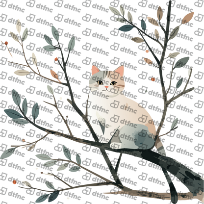 Animals - Woodland Branch Cat