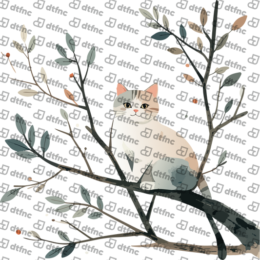 Animals - Woodland Branch Cat