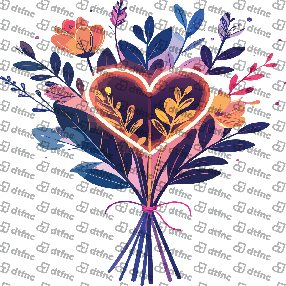 Valentine's Day - Glowing Heart Bouquet