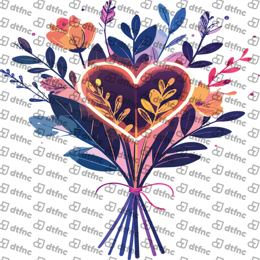 Valentine's Day - Glowing Heart Bouquet