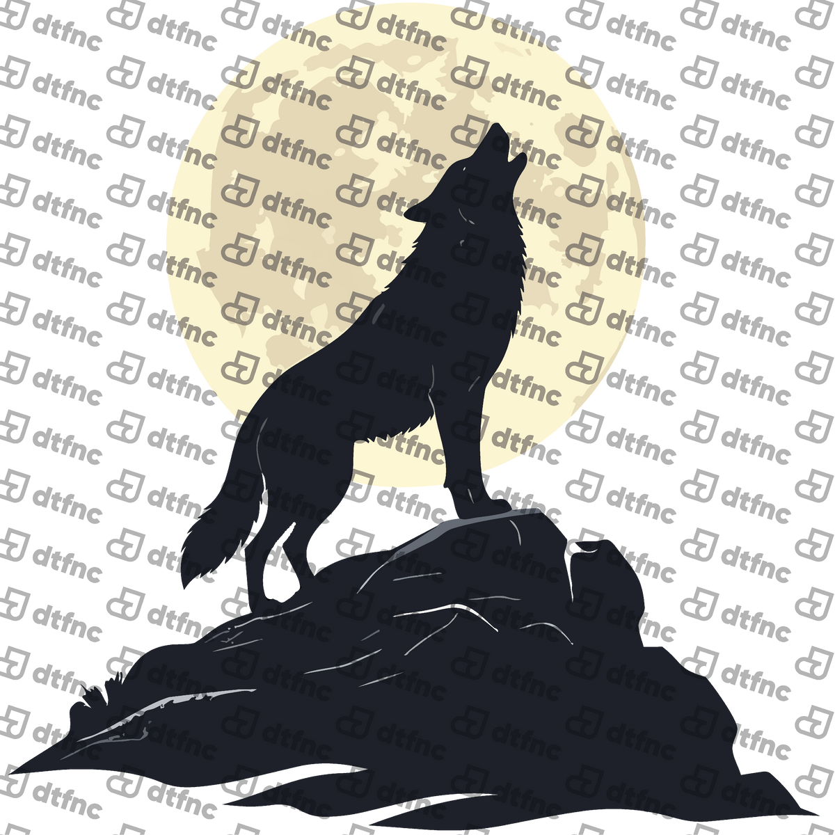 Animals - Midnight Howling Wolf