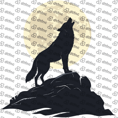 Animals - Midnight Howling Wolf