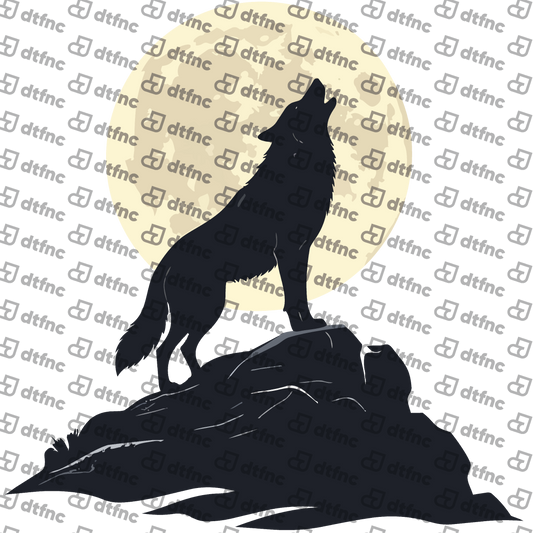 Animals - Midnight Howling Wolf