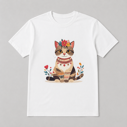 Animals - Floral Boho Cat