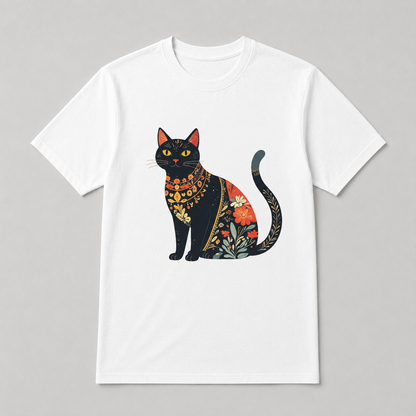 Animals - Midnight Floral Cat