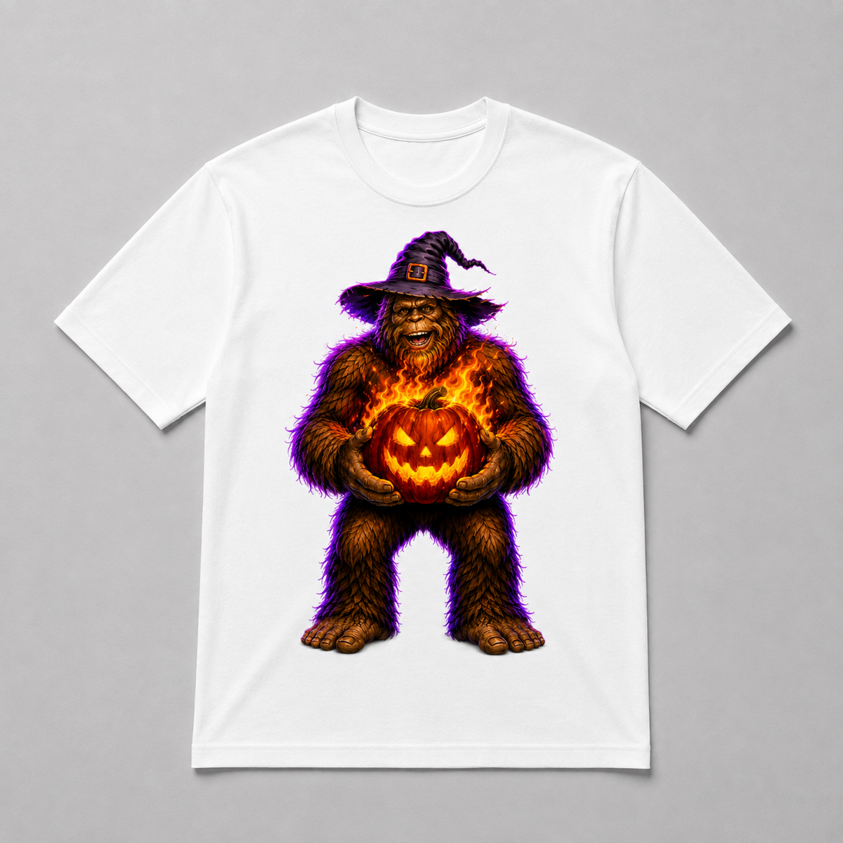 Halloween - Bigfoot Fiery Pumpkin