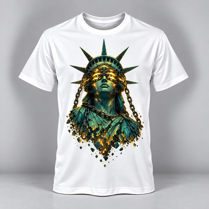 Art - Blindfolded Liberty