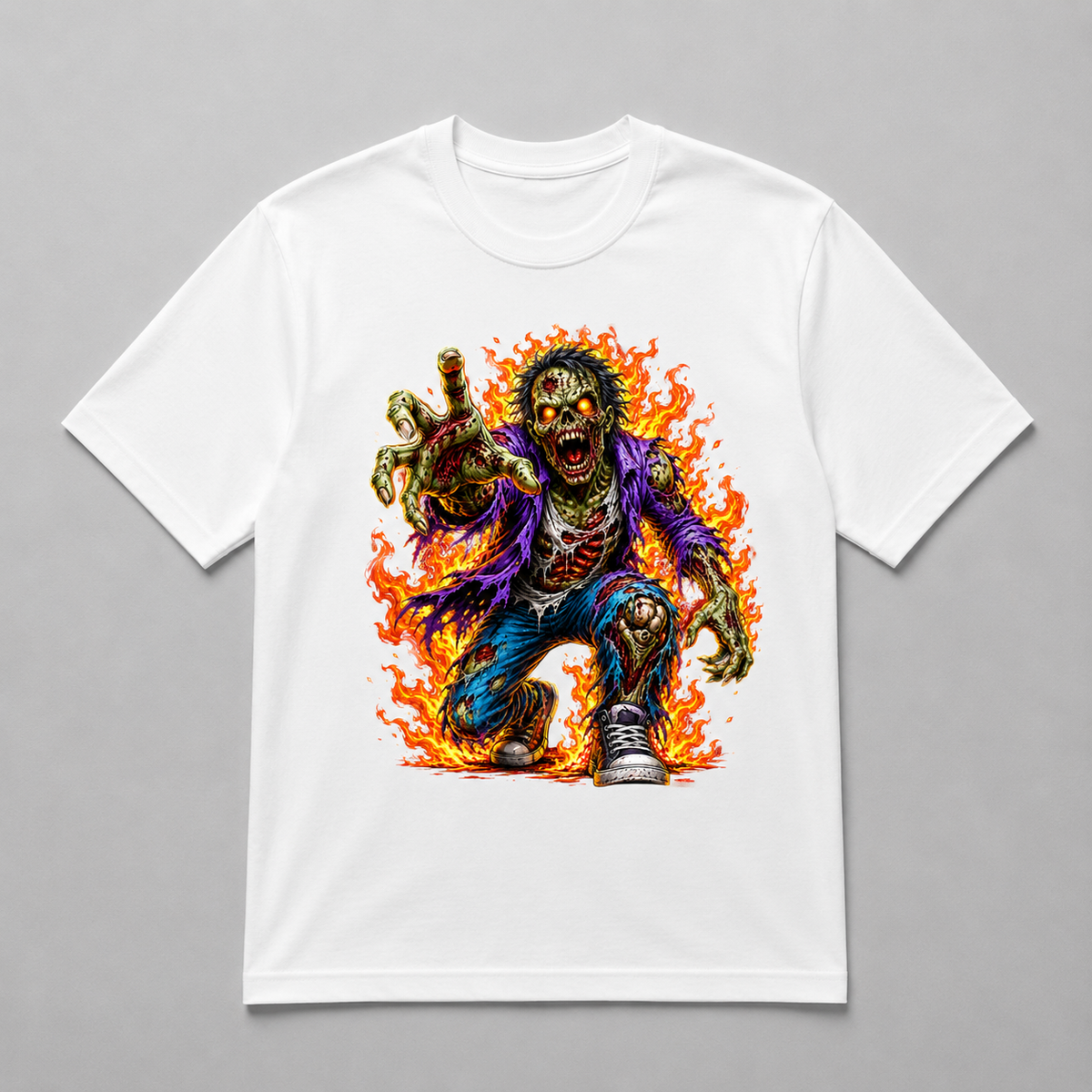 Halloween - Flaming Zombie
