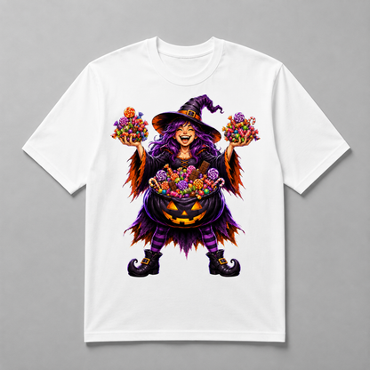 Halloween - Candy Cauldron Witch