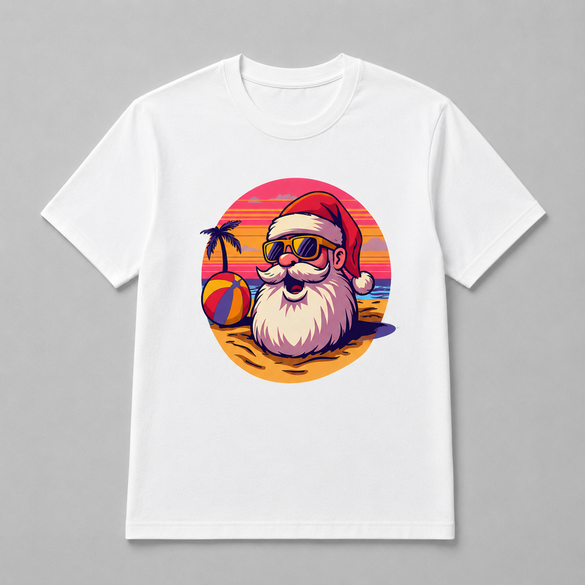 Christmas - Retro Beach Bum Santa