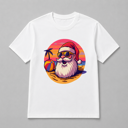Christmas - Retro Beach Bum Santa
